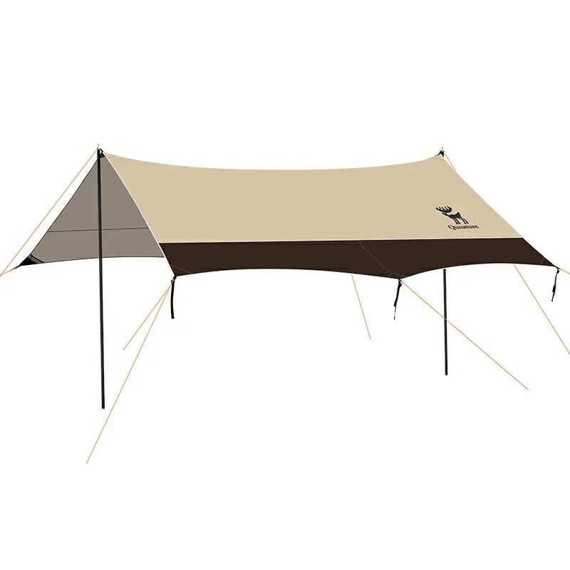 Qunature 3-in-1 Waterproof Canopy Floor Mat Raincoat UPF50+ for Camping 1