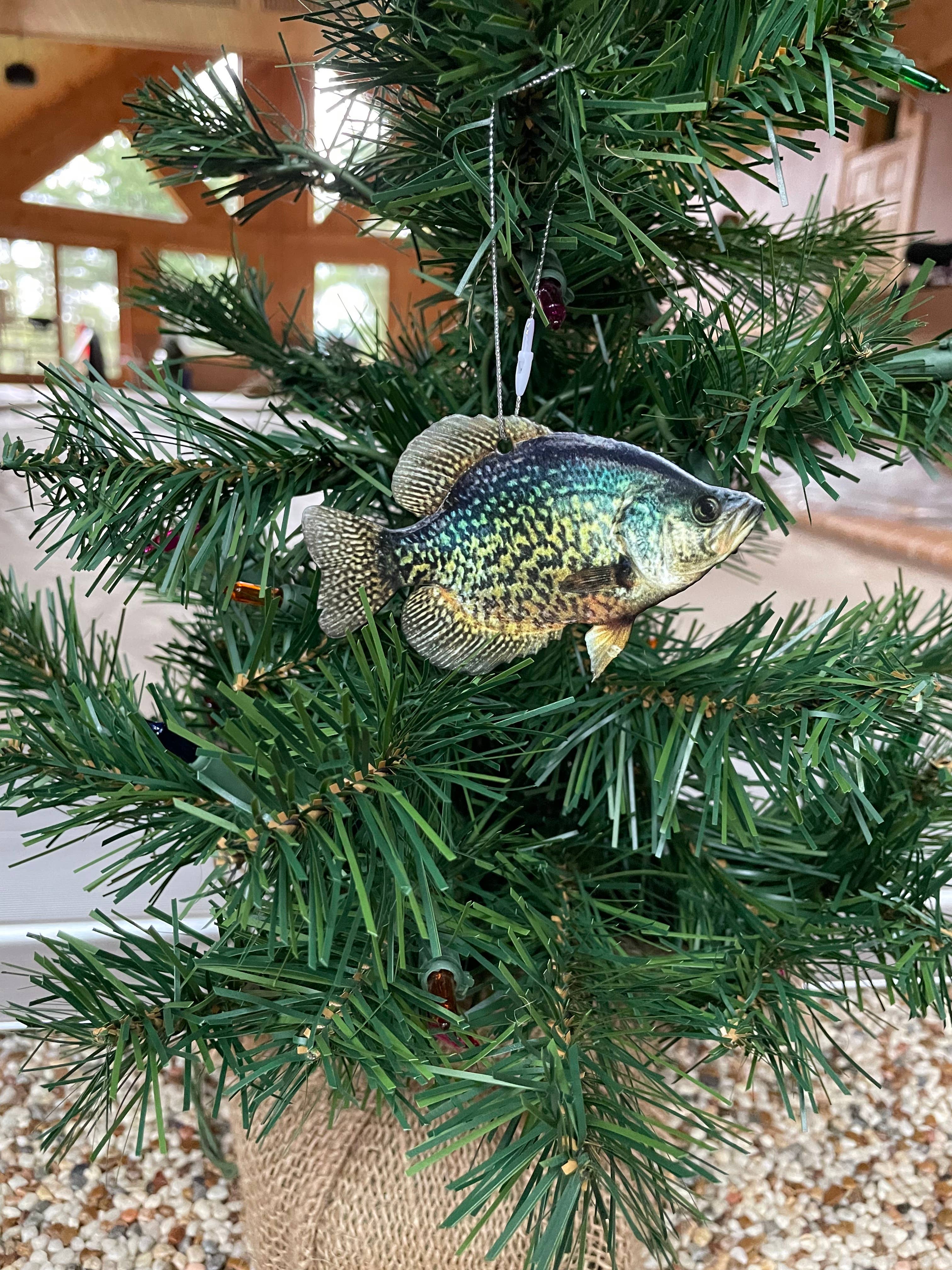 Crappie Fish Ornament, Realistic Christmas Fish Ornaments 3