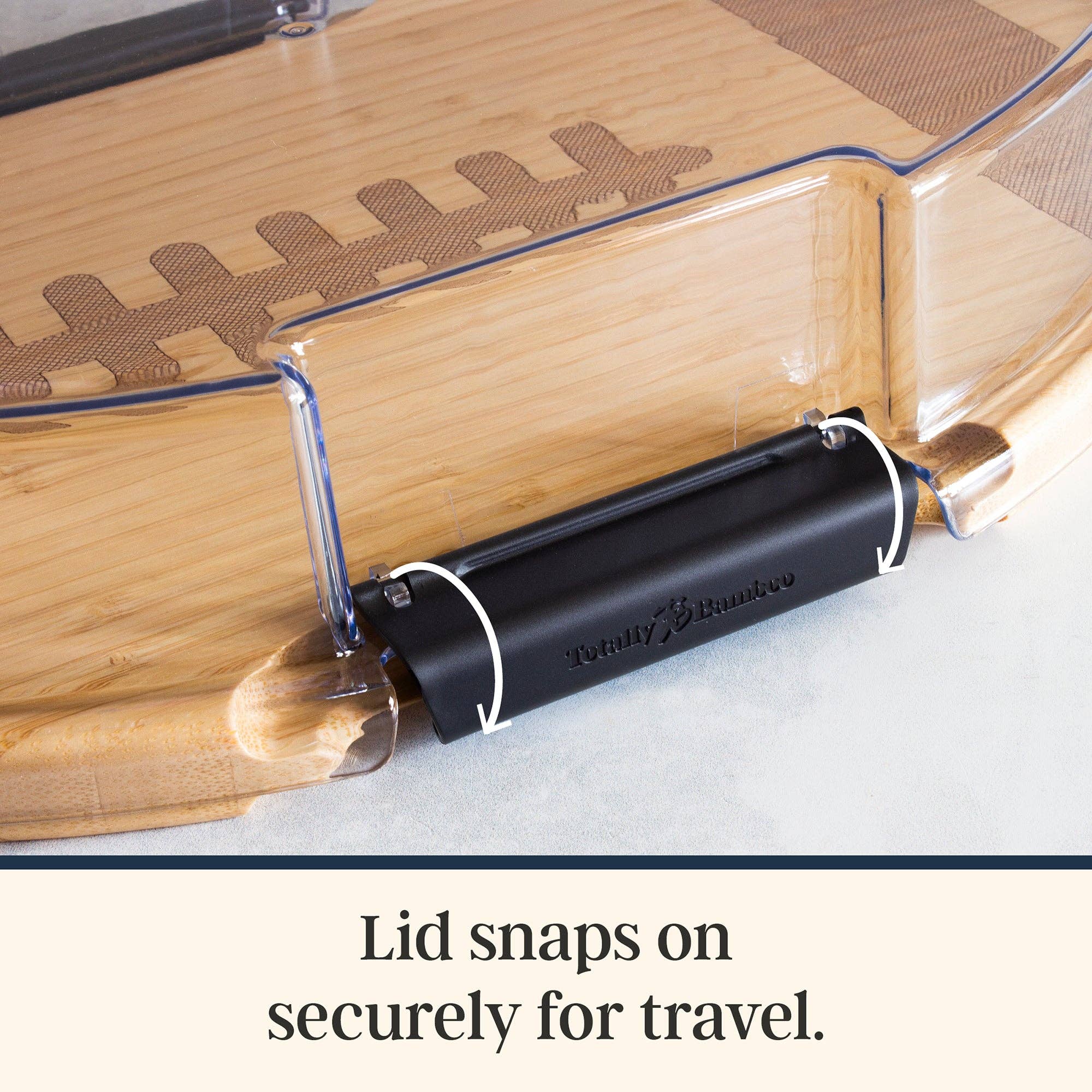 Football Charcuterie Board with Lid 3