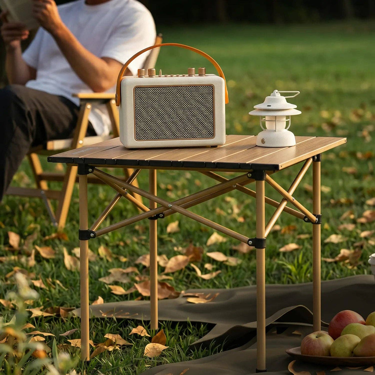 Thickened Steel Portable Folding Table 14