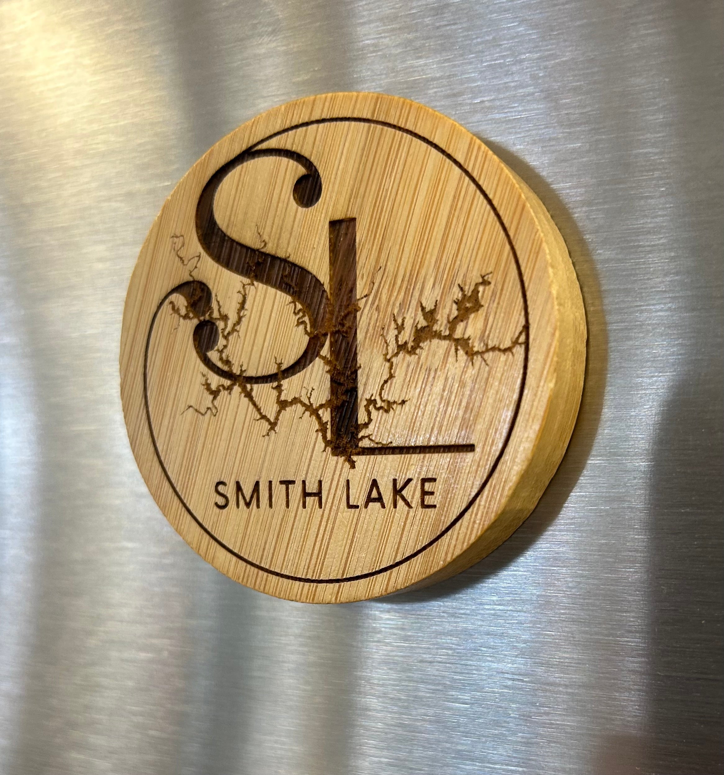 Smith Lake Wooden Magnet Bottle Opener 3
