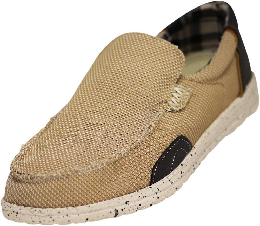 NORTY Men Lightweight Loafer Slip on Lace up Boat Shoe 41965