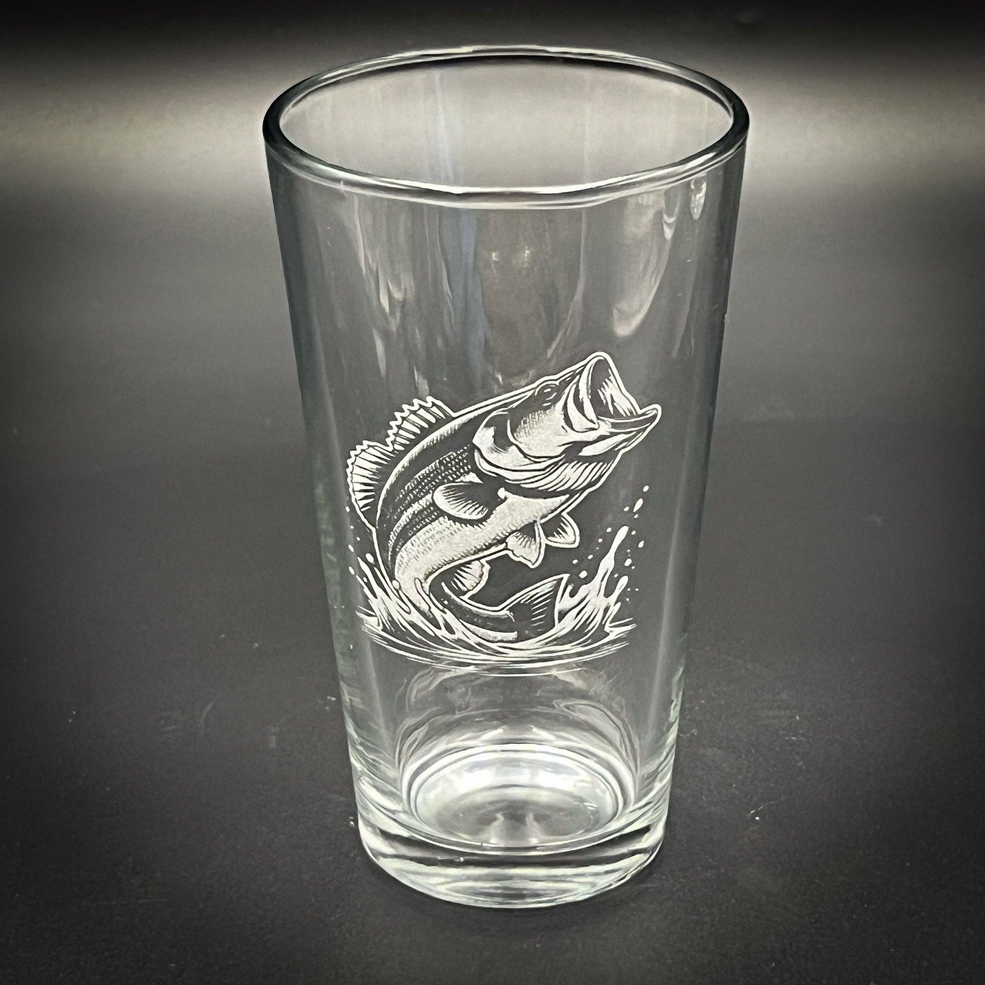 Large Mouth Bass - Pint glass 3