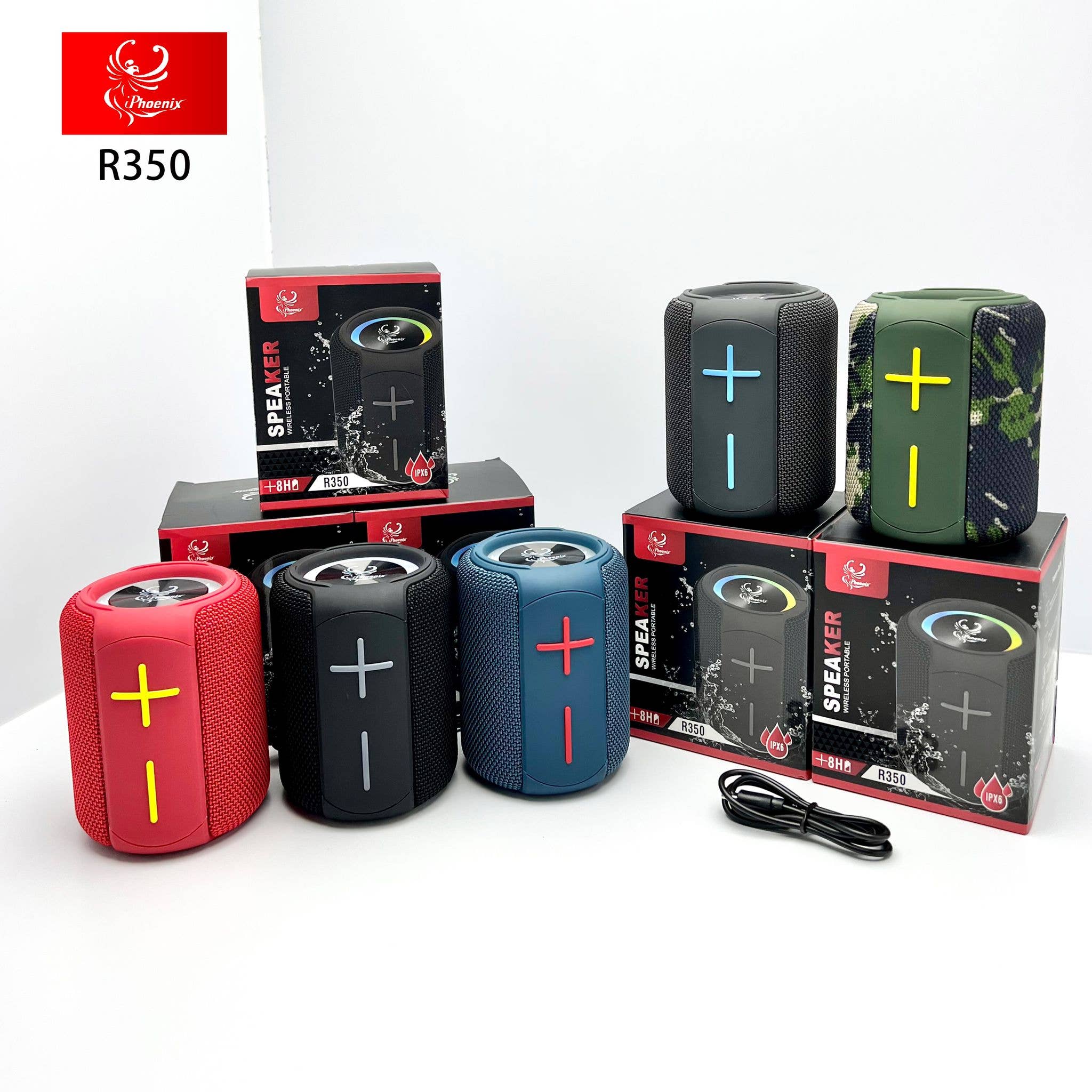 R350 - Portable/Rechargeable/Water resistant Mini Speaker 7