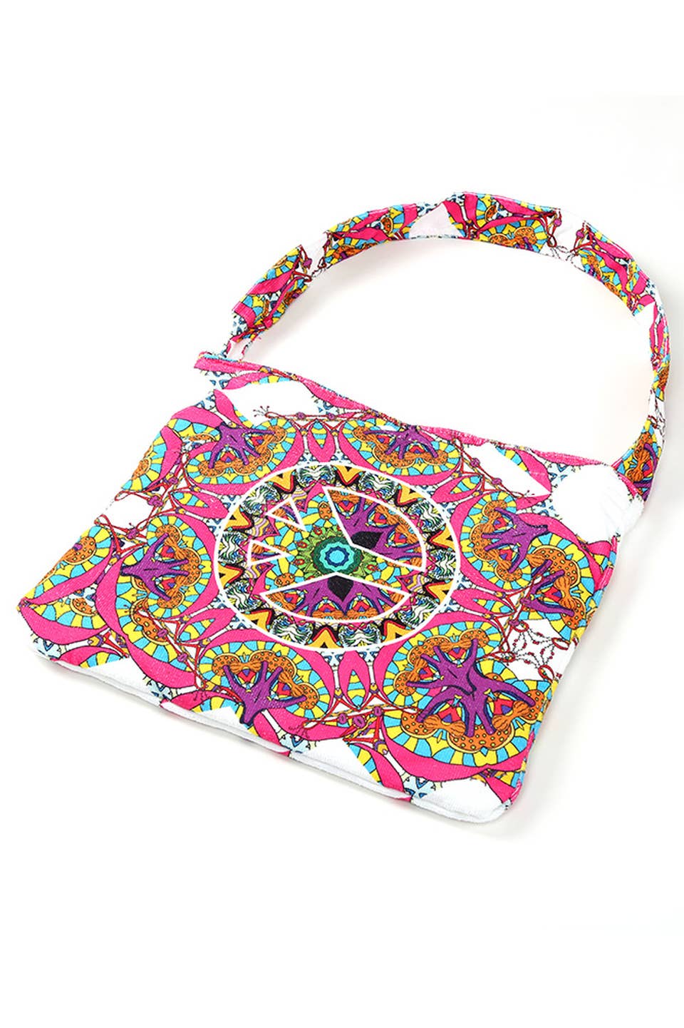 Peace Symbol Pattern Print Beach Towel Bag 3