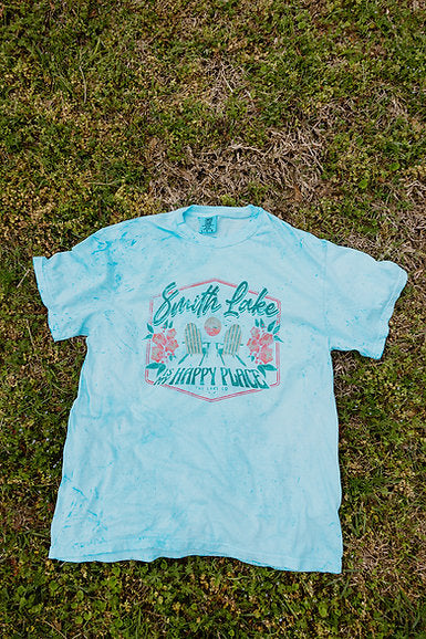 Retro Surfer Sunset Smith Lake Tee by The Lake Co.