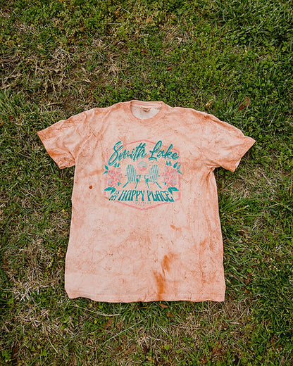 Retro Surfer Sunset Smith Lake Tee by The Lake Co.