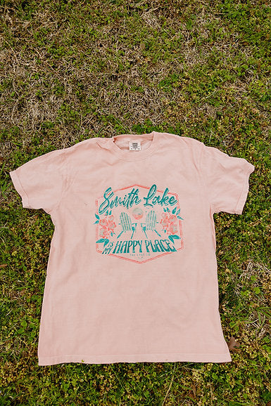 Retro Surfer Sunset Smith Lake Tee by The Lake Co.