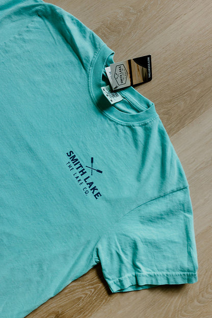 The Lake Co. Crossed Oars Smith Lake Short Sleeve Tee