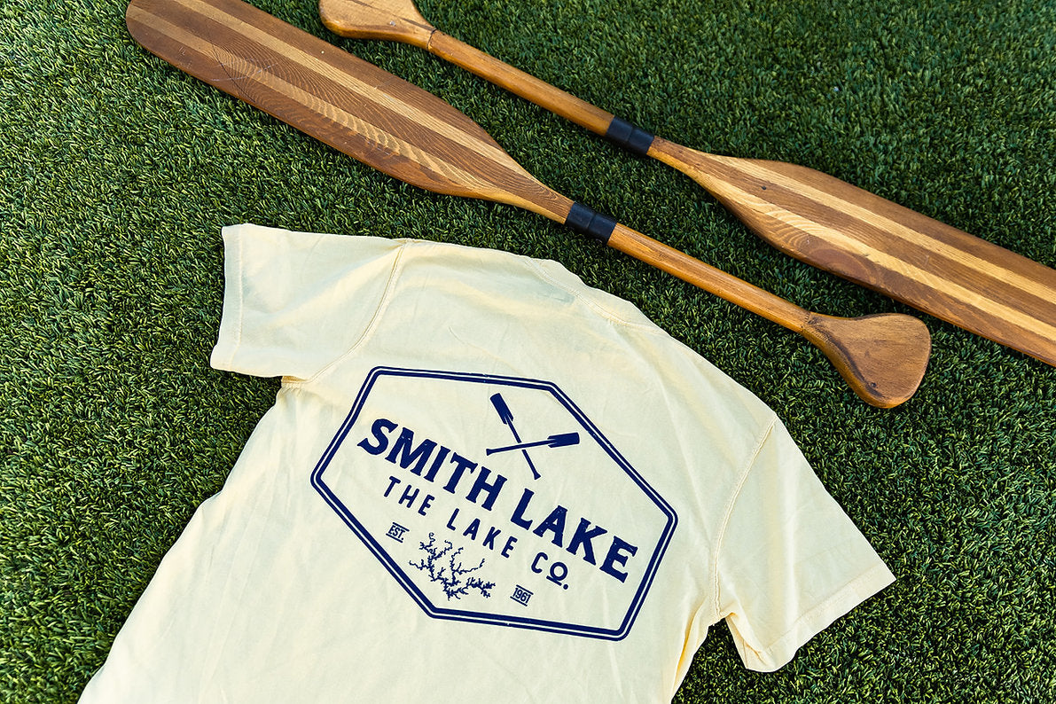 The Lake Co. Crossed Oars Smith Lake Short Sleeve Tee