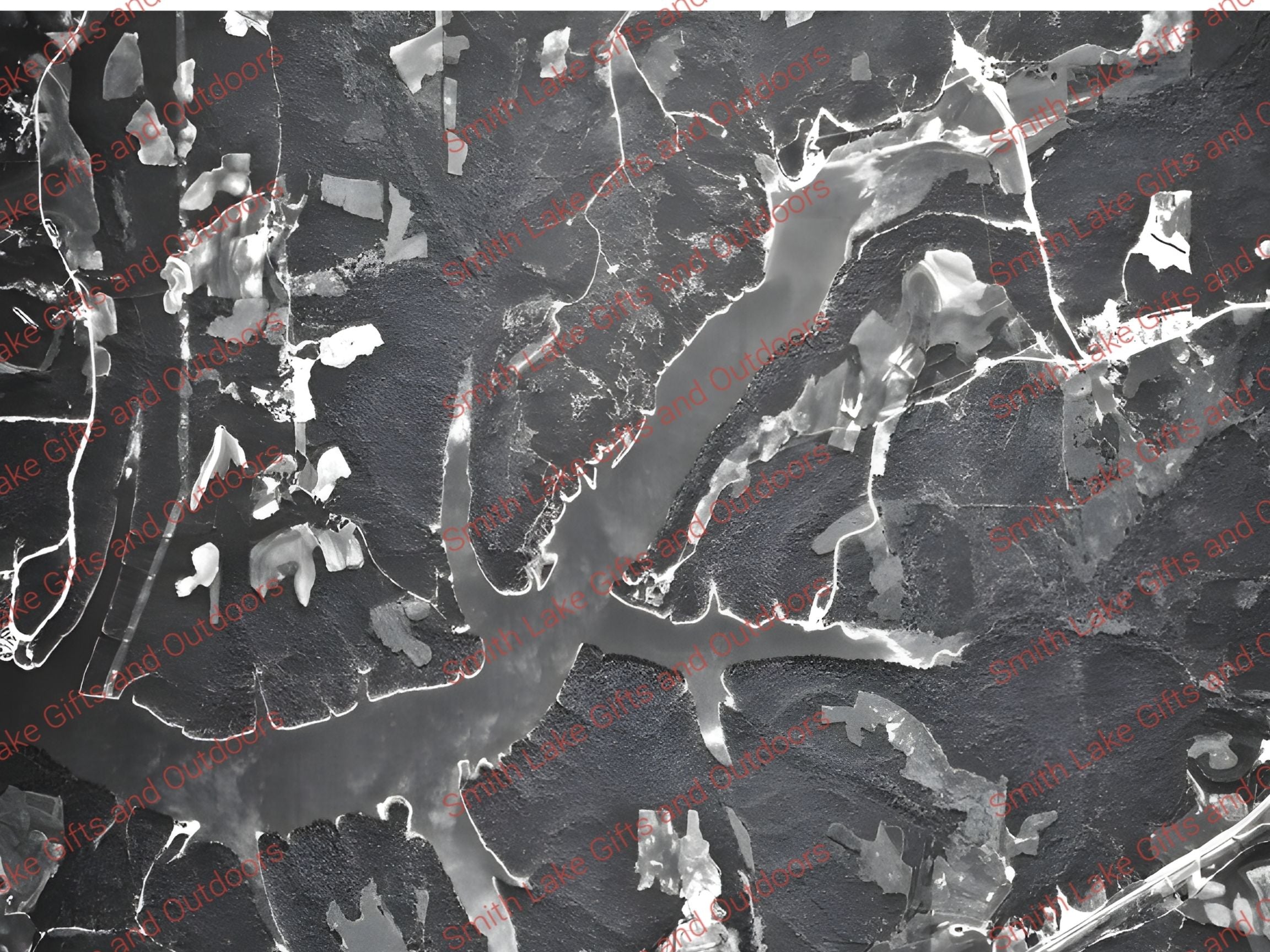 Lewis Smith Lake Aerial Photos Vintage 1964 2