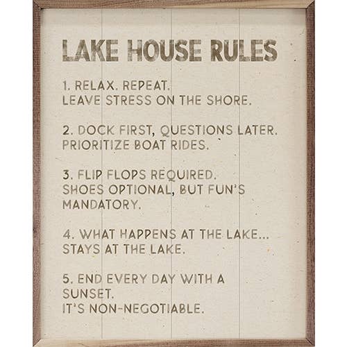 Lake House Rules 1