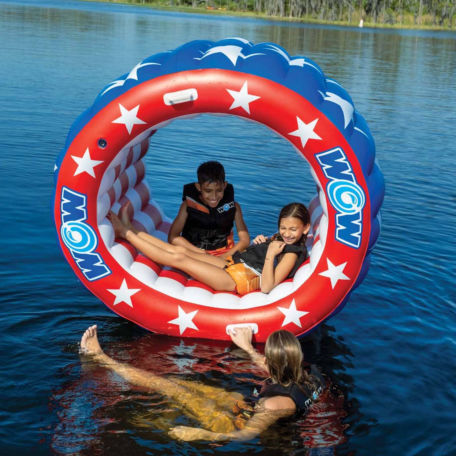 Patriotic Water Wheel