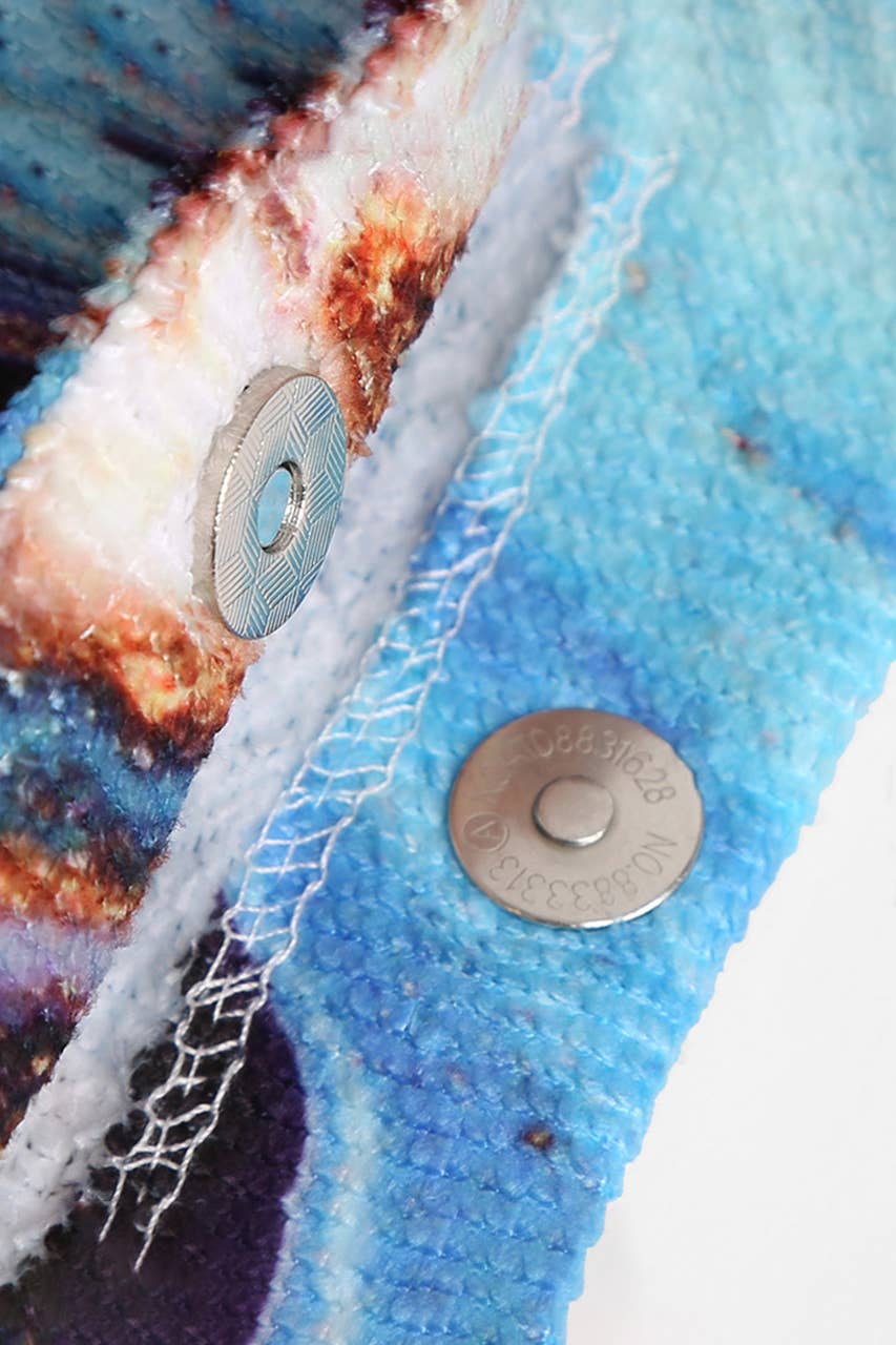 Geode Marble Print Beach Towel Bag 5