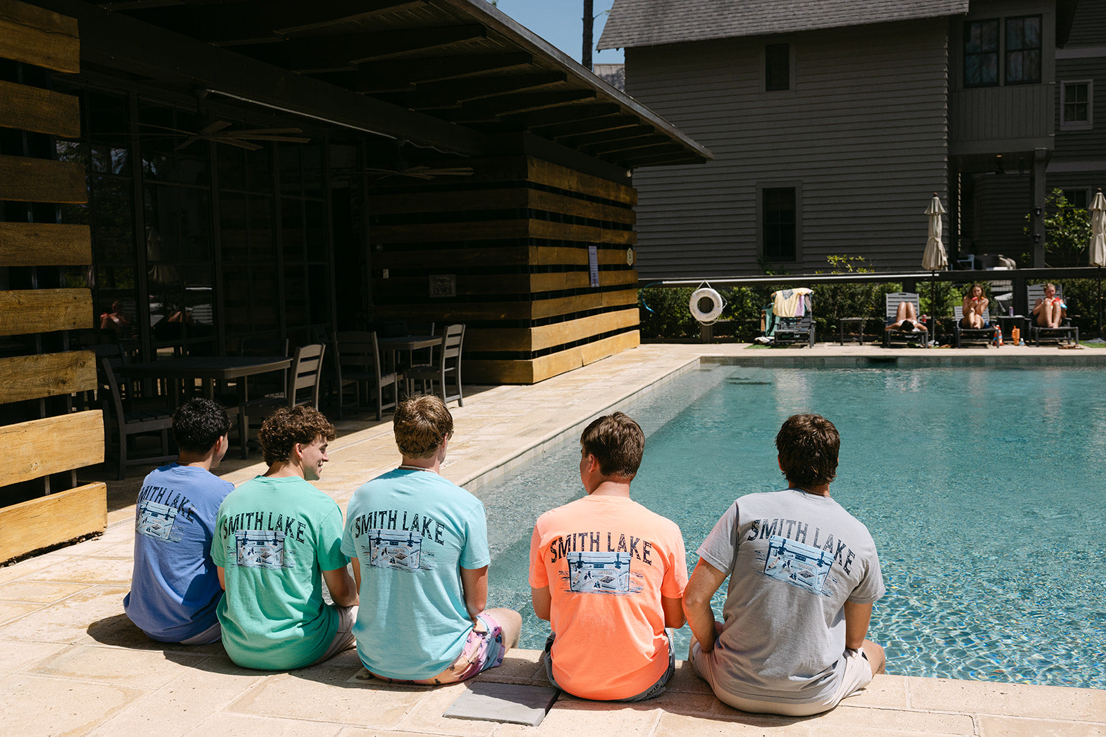 Chilling on Smith Lake Tee Shirt by The Lake Co. 9