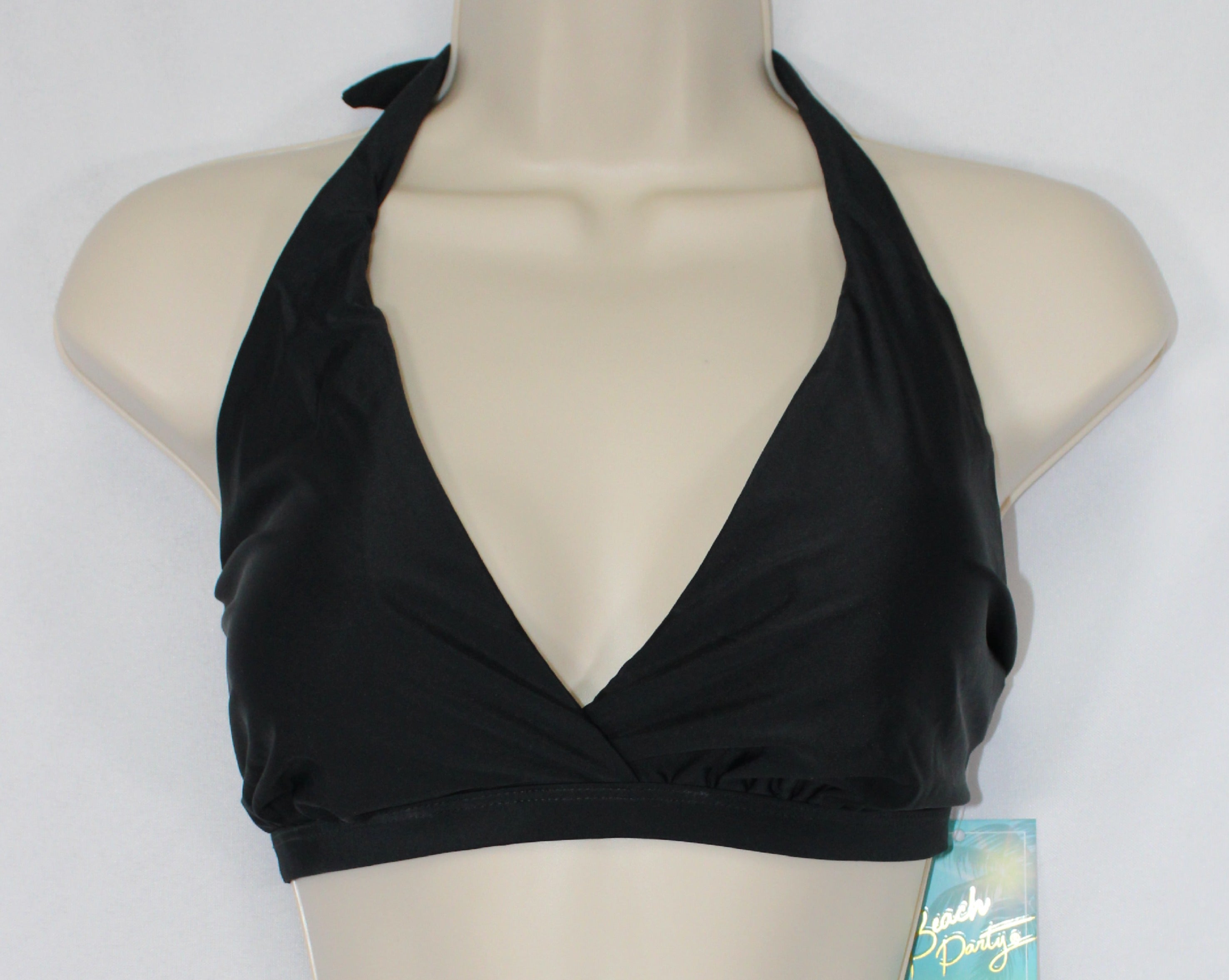 Women's Bikini Halter Top Classic Black