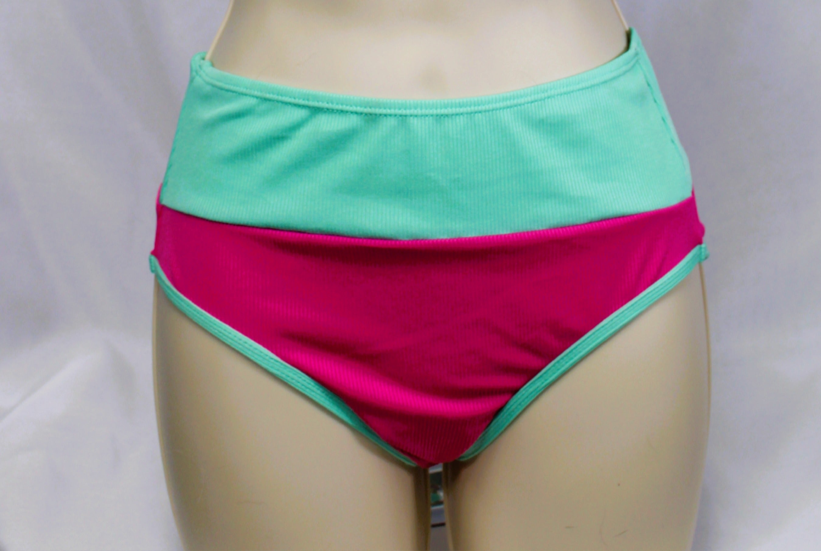 Color Block Two-Piece Swimsuits Bottoms