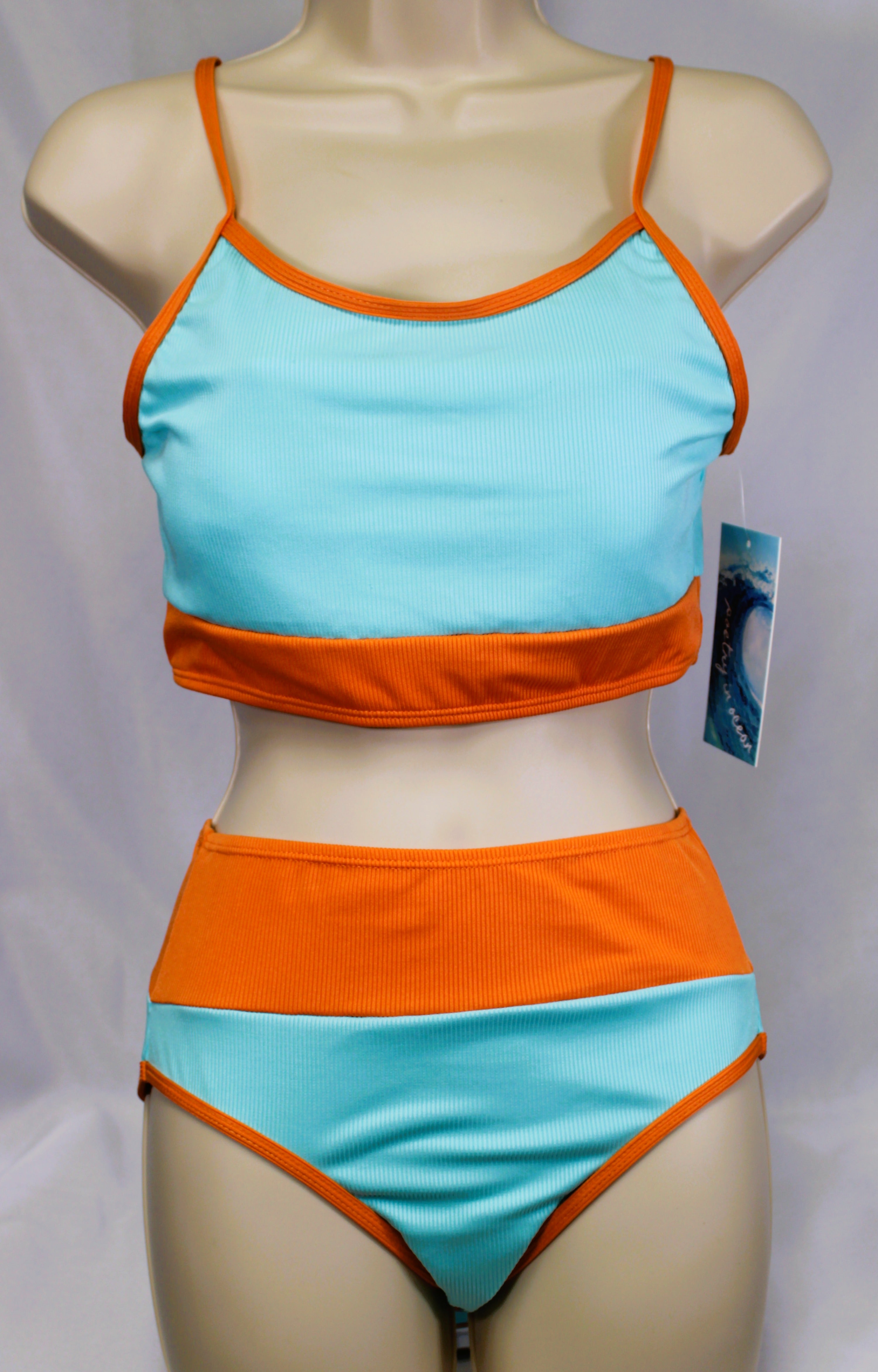 Color Block Two-Piece Swimsuits Bottoms 5