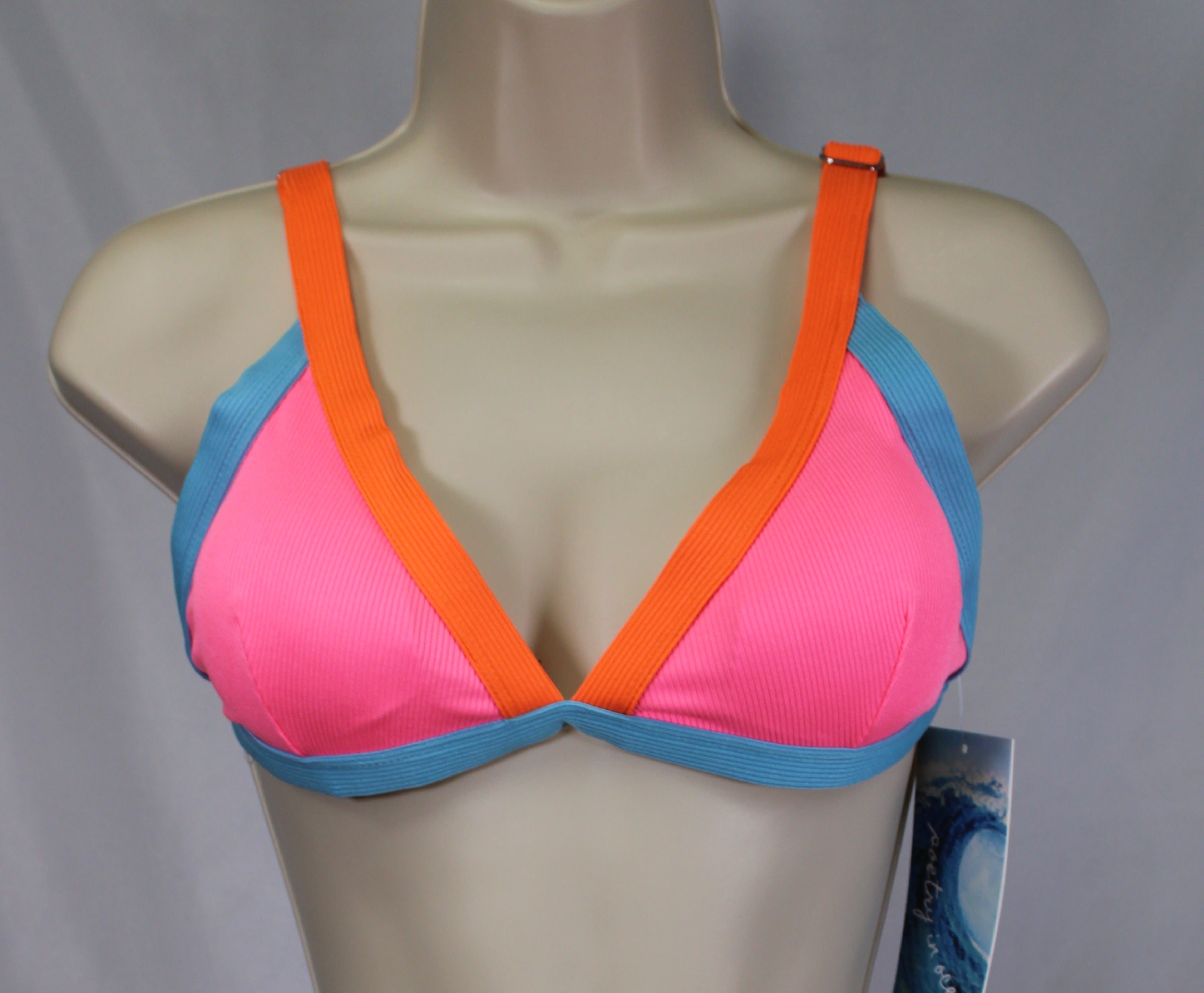 Color Block Two-Piece Swimsuits Tops 8