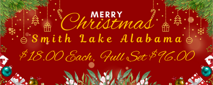 2025 Smith Lake Glass Christmas Ornaments
