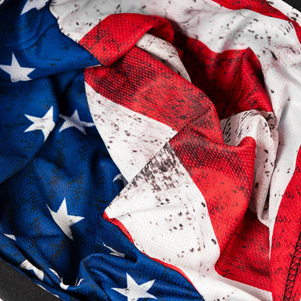 SA Classic Lined Hoodie | Blackout American Flag | AD 4