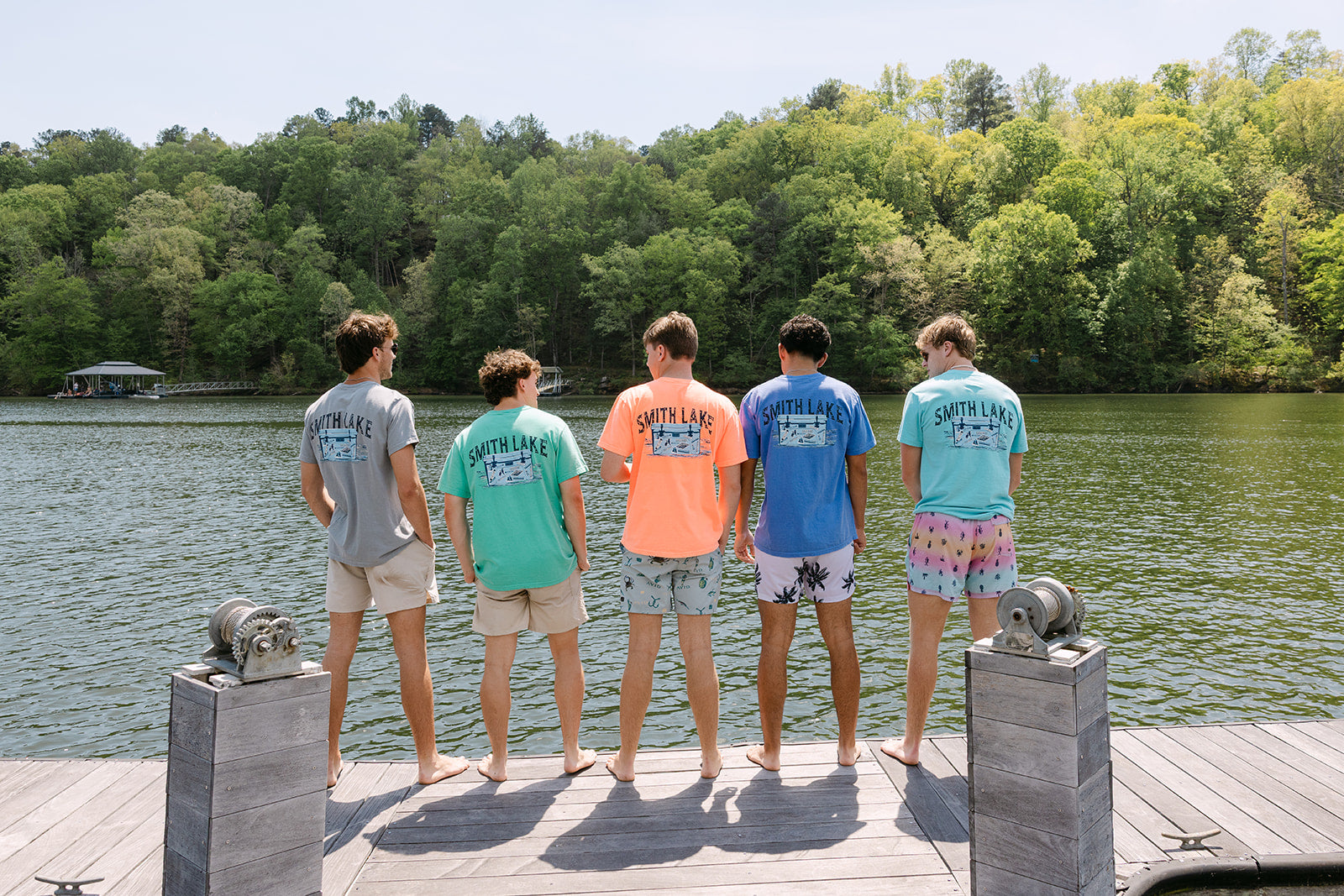 Chilling on Smith Lake Tee Shirt by The Lake Co. 1