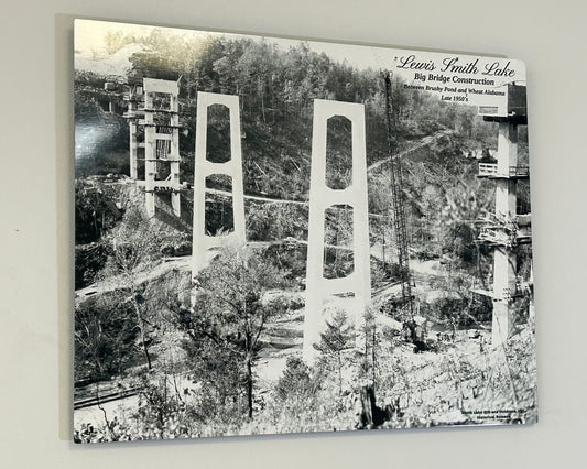 BTW2-C-16x20 Before the Water Release 2 Big Bridge Construction Photo 1 All the way to the Bottom