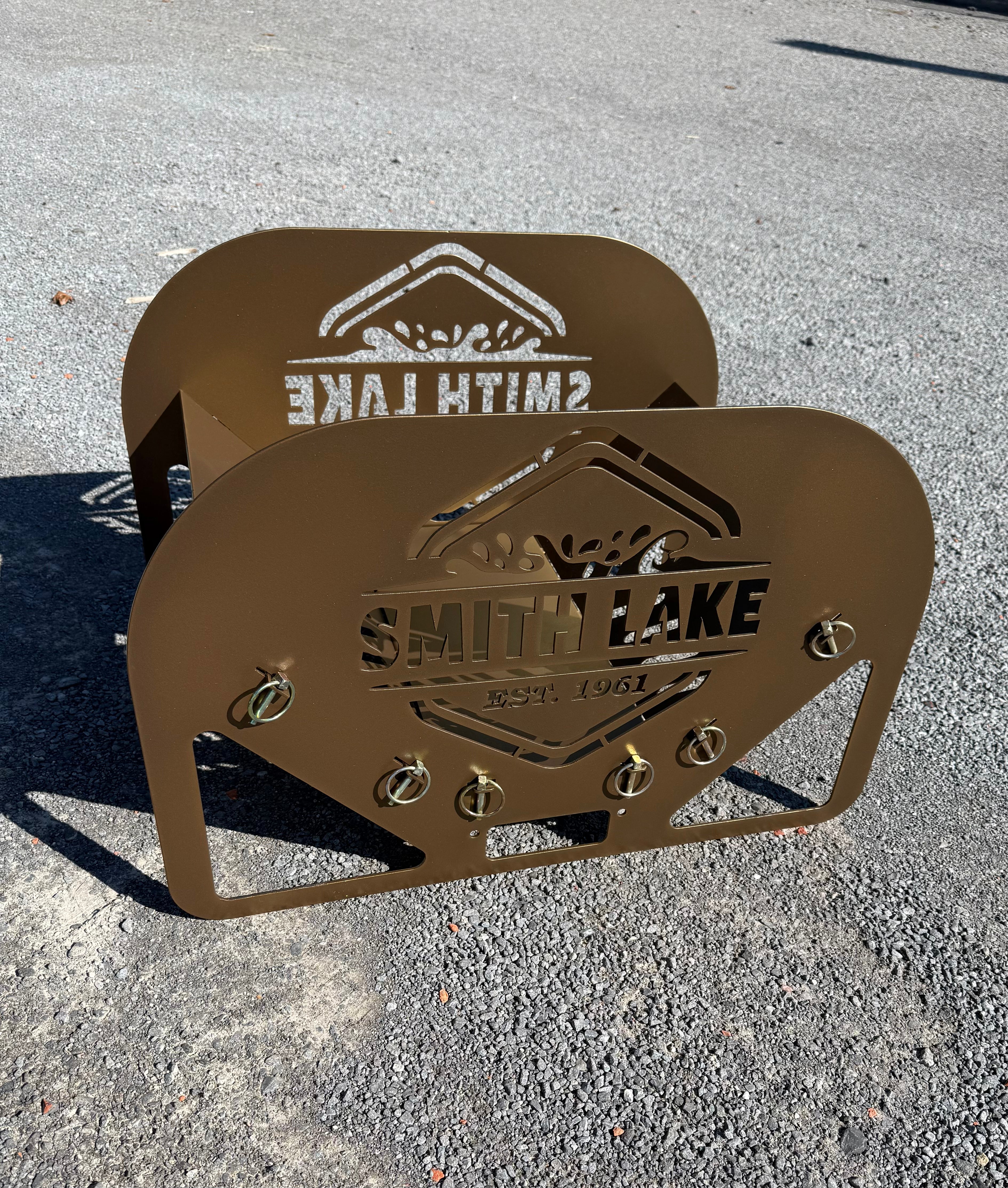 Wood Fire Pit - 20x27" Customizable and Packable