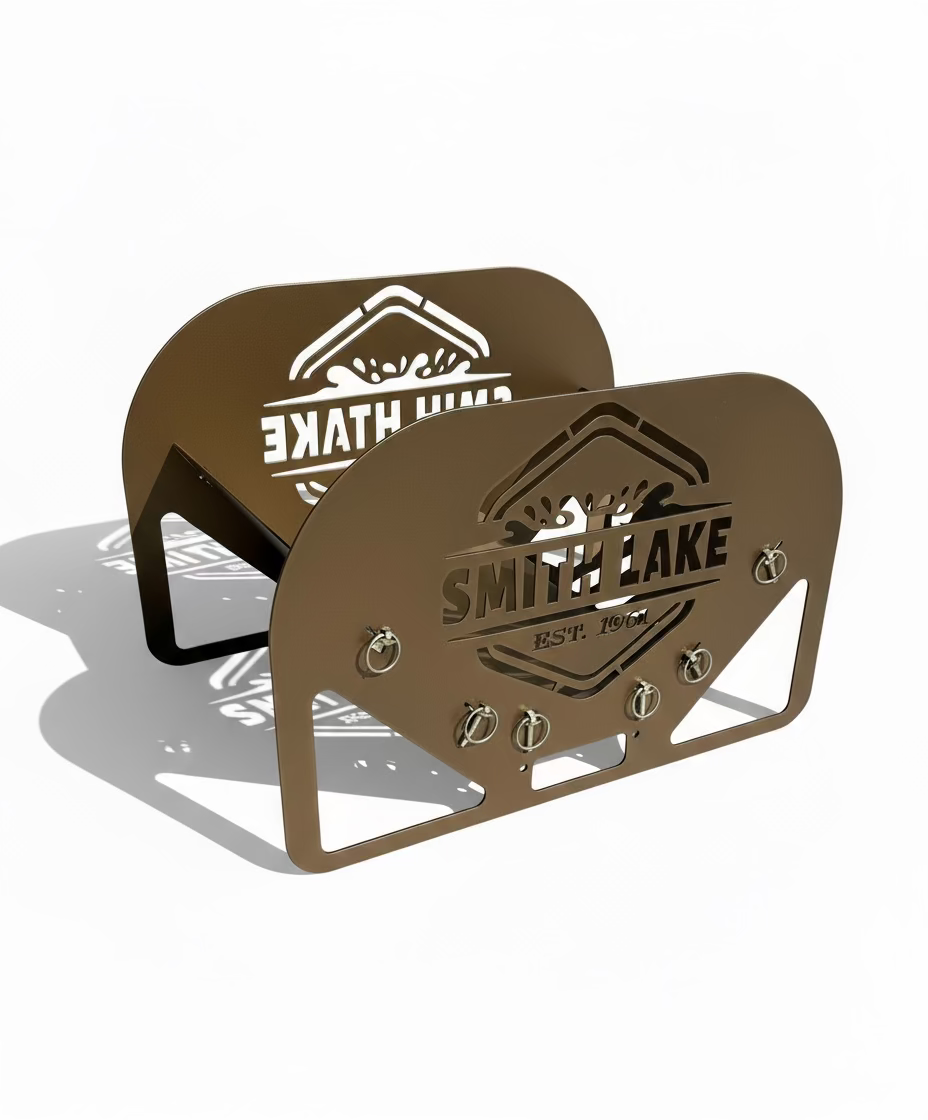 Wood Fire Pit - 20x27" Customizable and Packable
