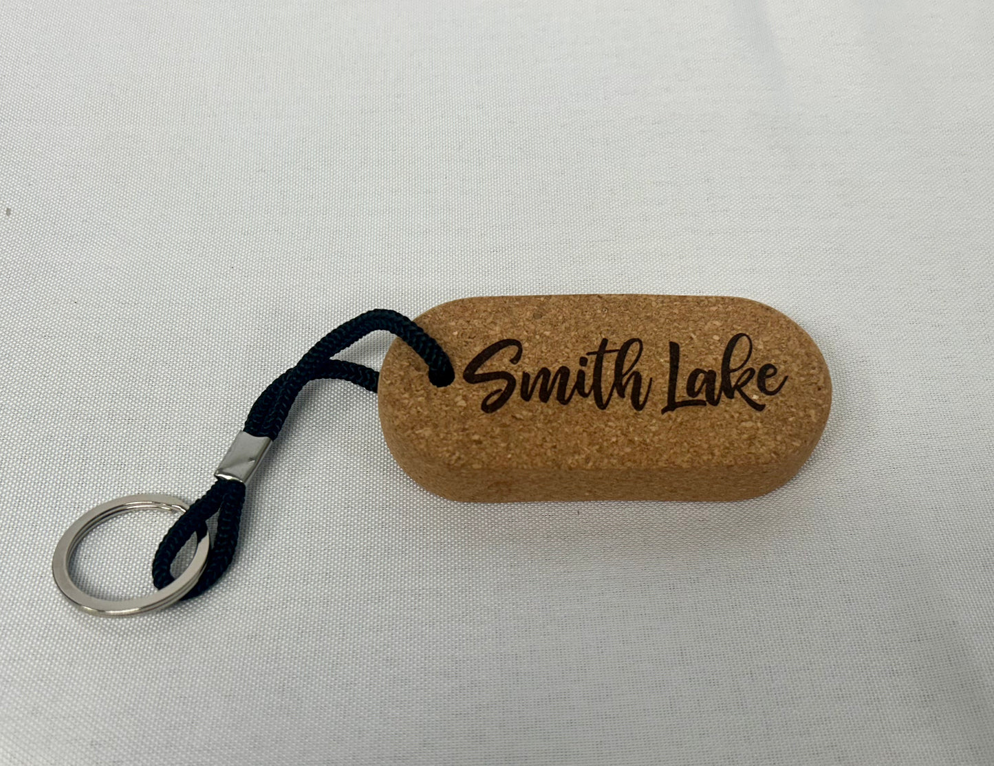 Smith Lake Floating Cork Keychain