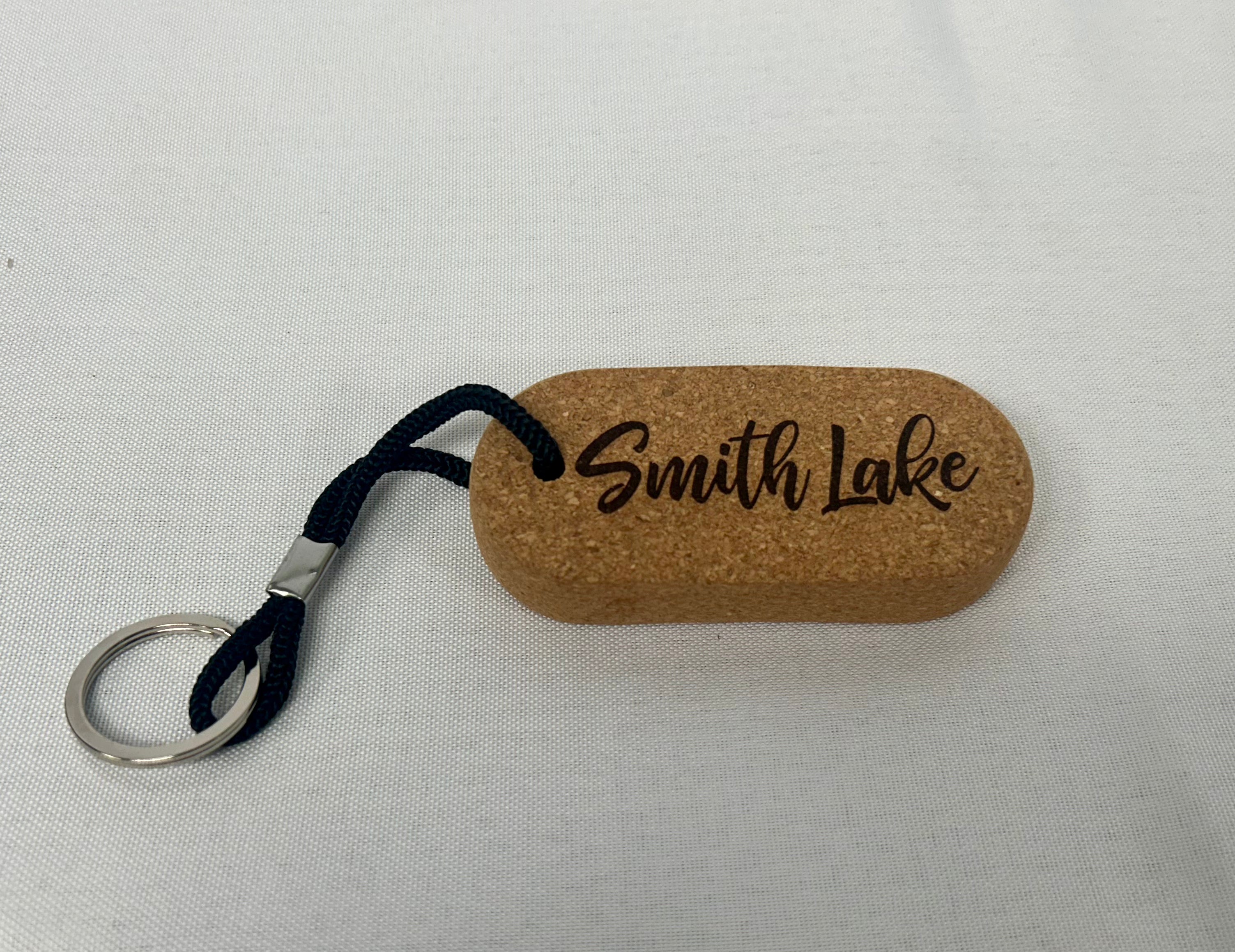 Smith Lake Floating Cork Keychain