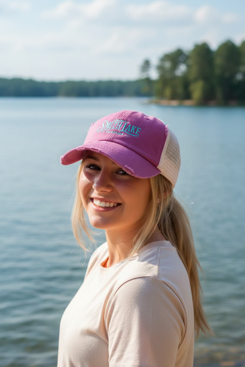 Smith Lake Ponytail Mesh Back Cap 1