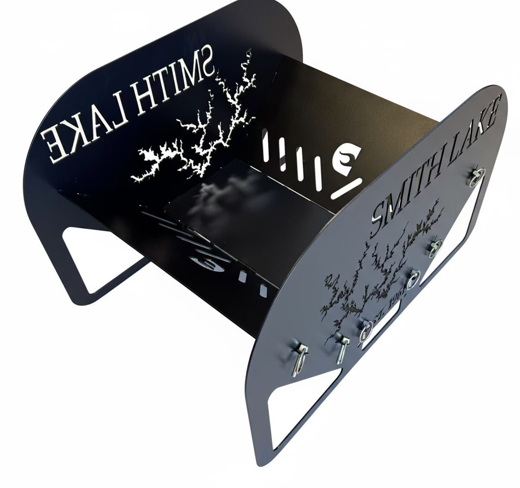 Wood Fire Pit - 20x27" Customizable and Packable 6