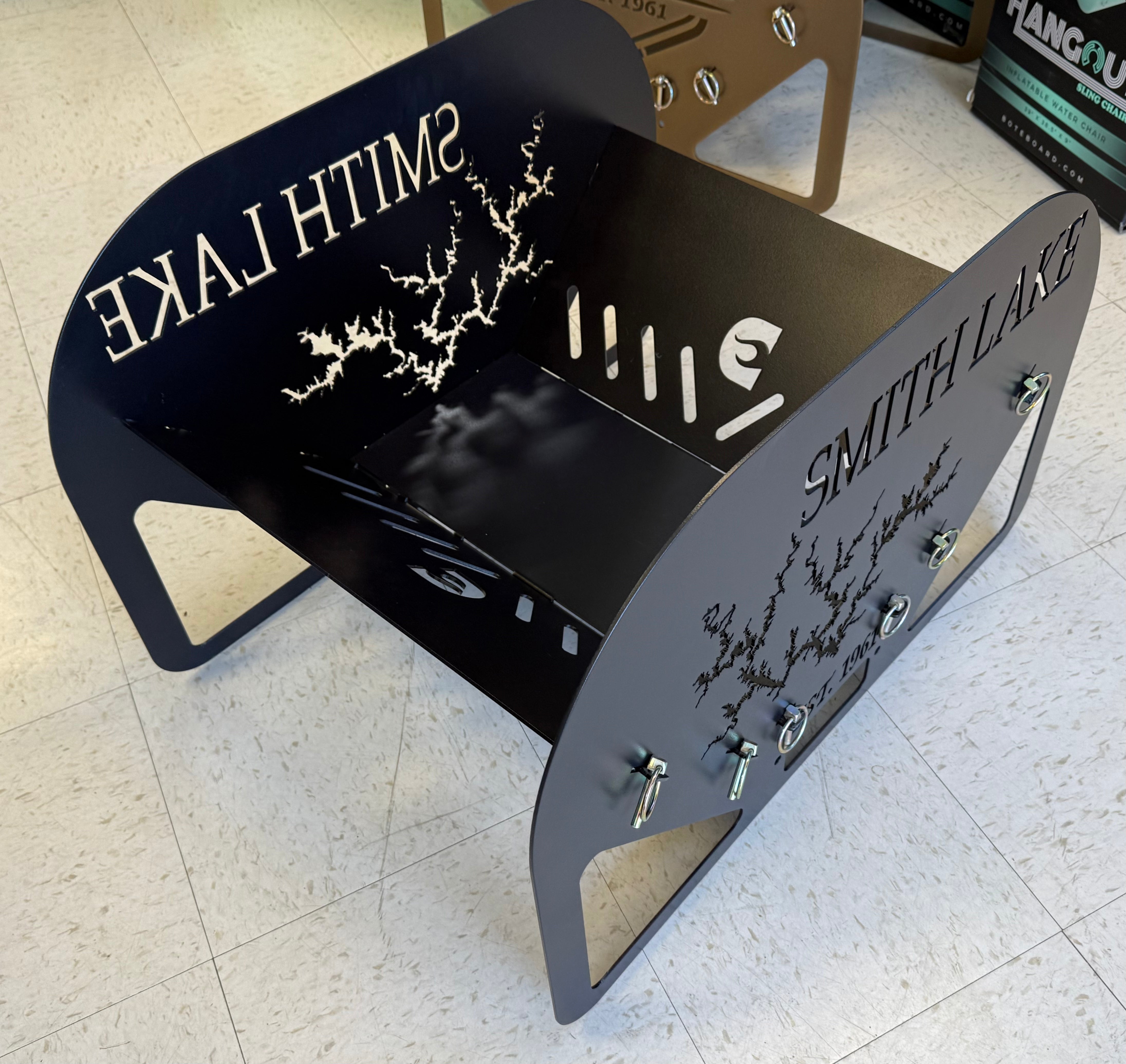 Wood Fire Pit - 20x27" Customizable and Packable 6