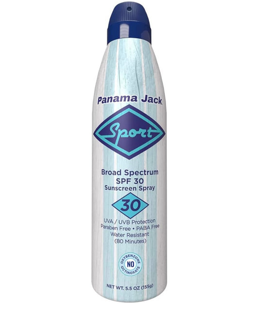 Panama Jack Sport Sunscreen Spray - SPF 30 5.5 OZ