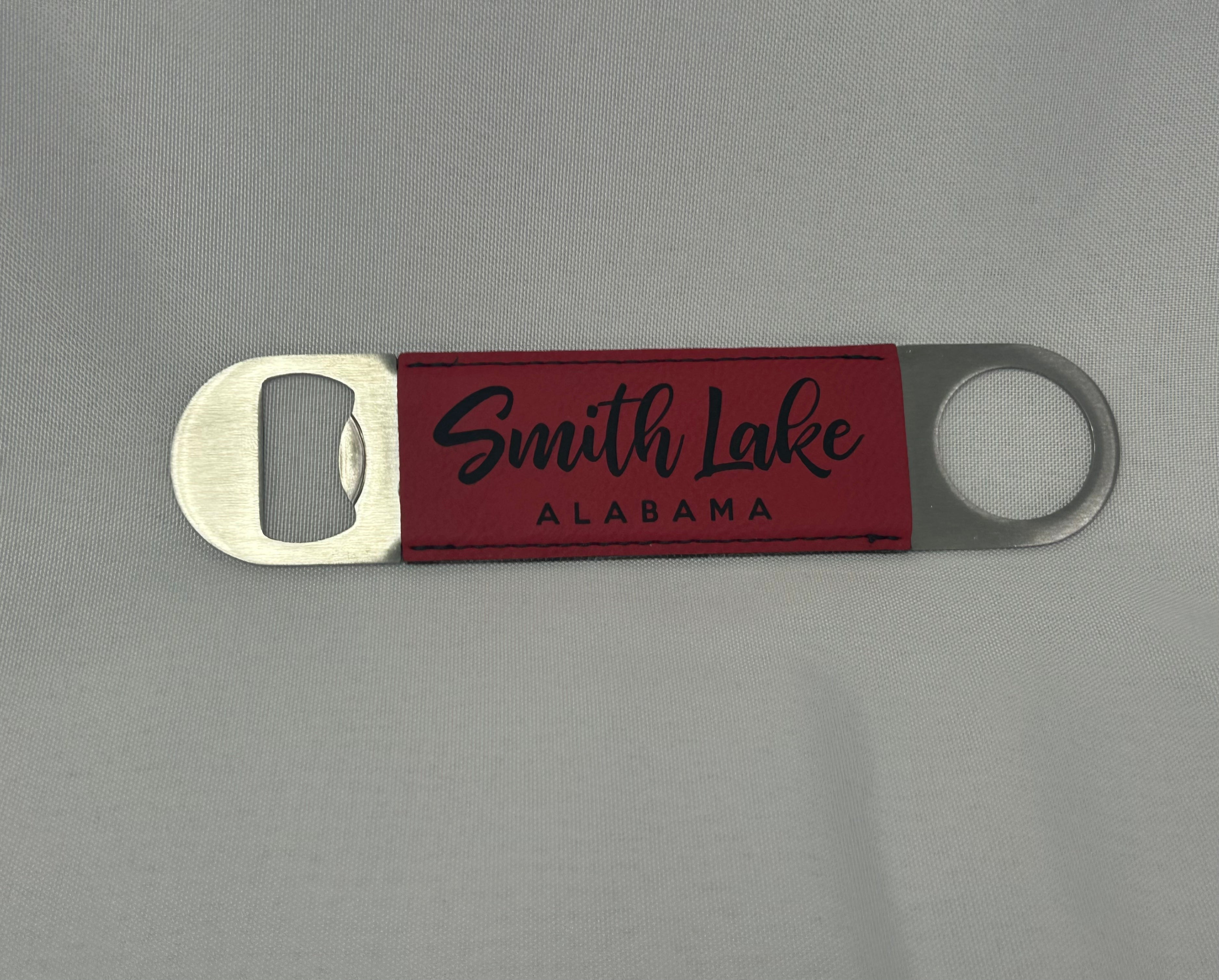 Smith Lake Bottle Opener - Leatherette