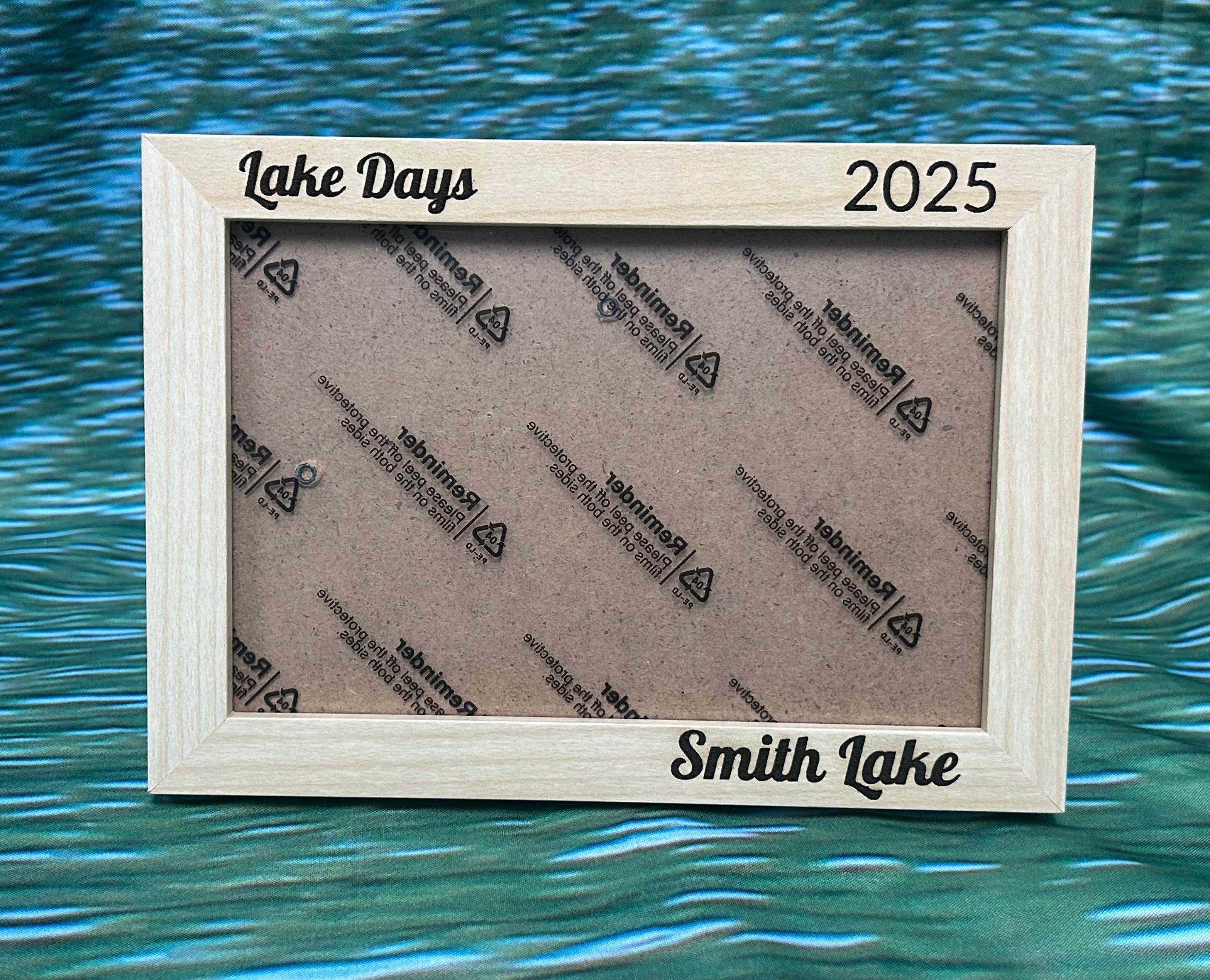 Smith Lake Wooden Picture Frame 4x6 - Natural