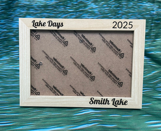 Smith Lake Wooden Picture Frame 4x6 - Natural