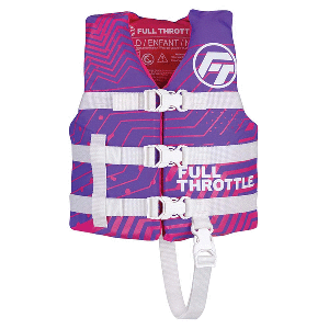 Full Throttle Child Nylon Life Jacket - 33-55lb