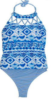 Jantzen Girls Blue Tankini Swimsuit