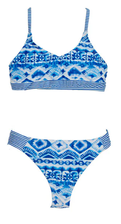 Jantzen Girls Blue Two Piece Swimsuit