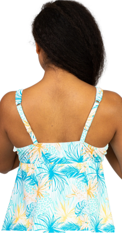 Waikiki Beach Missy V-Neck Bow Tie Tankini 2
