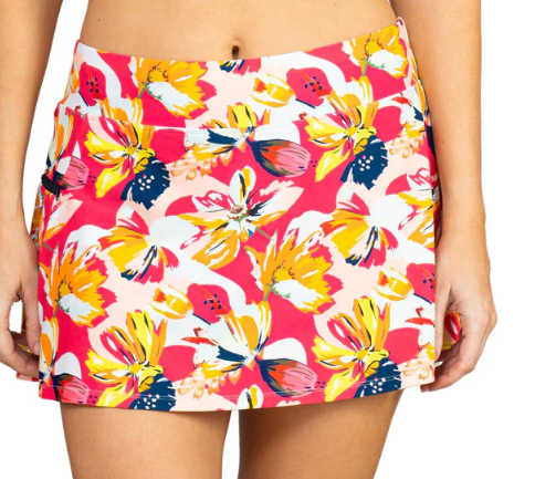 Daydream Missy Side Zipper Swim Skirt w/ Pockets