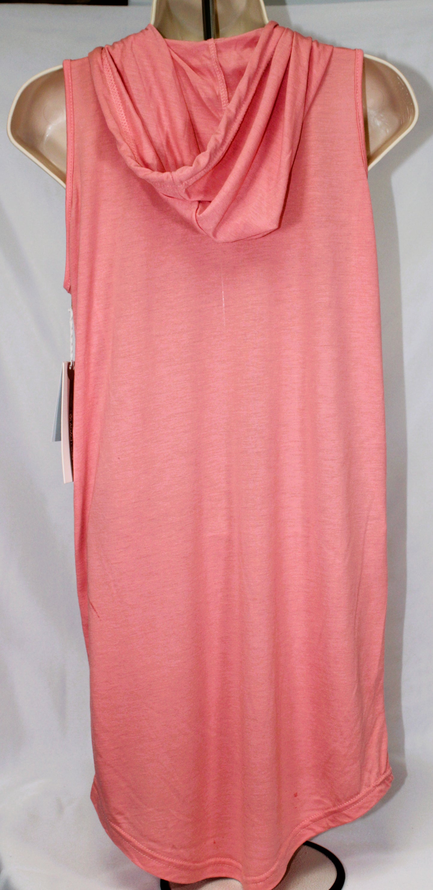 Current Mood Hooded Dress Cover up - VINTAGE CORAL - SMITH LAKE