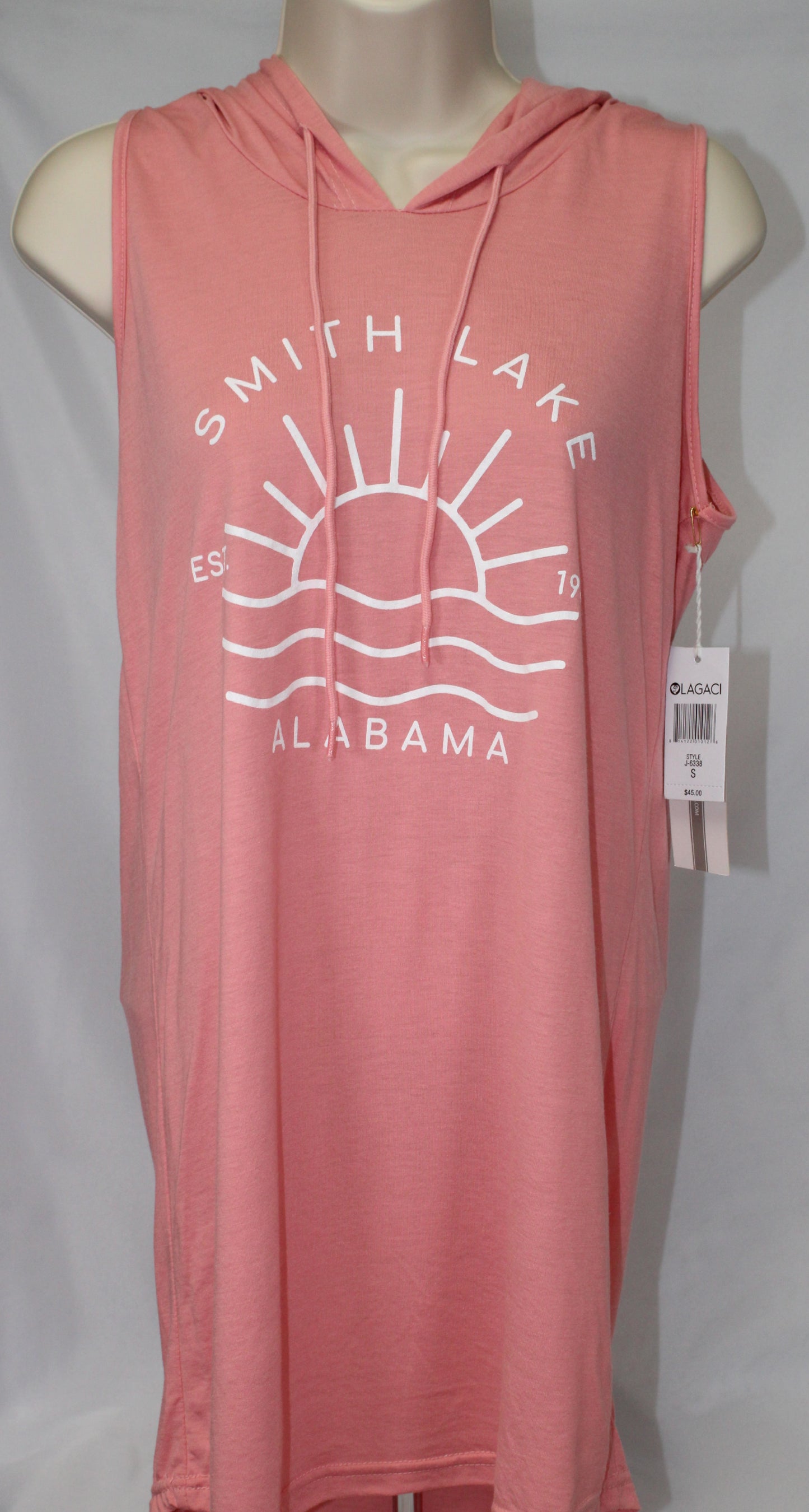 Current Mood Hooded Dress Cover up - VINTAGE CORAL - SMITH LAKE