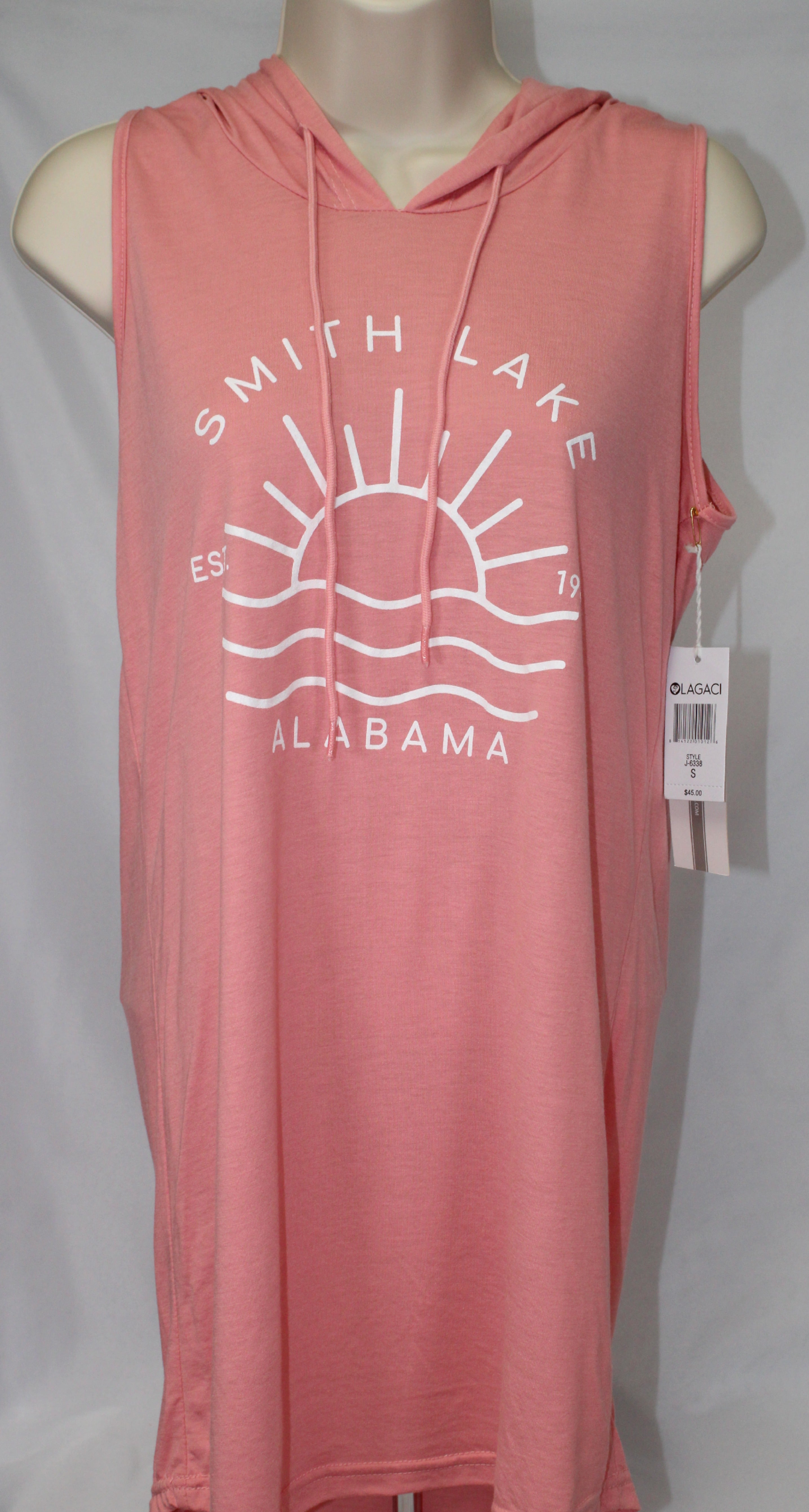 Current Mood Hooded Dress Cover up - VINTAGE CORAL - SMITH LAKE
