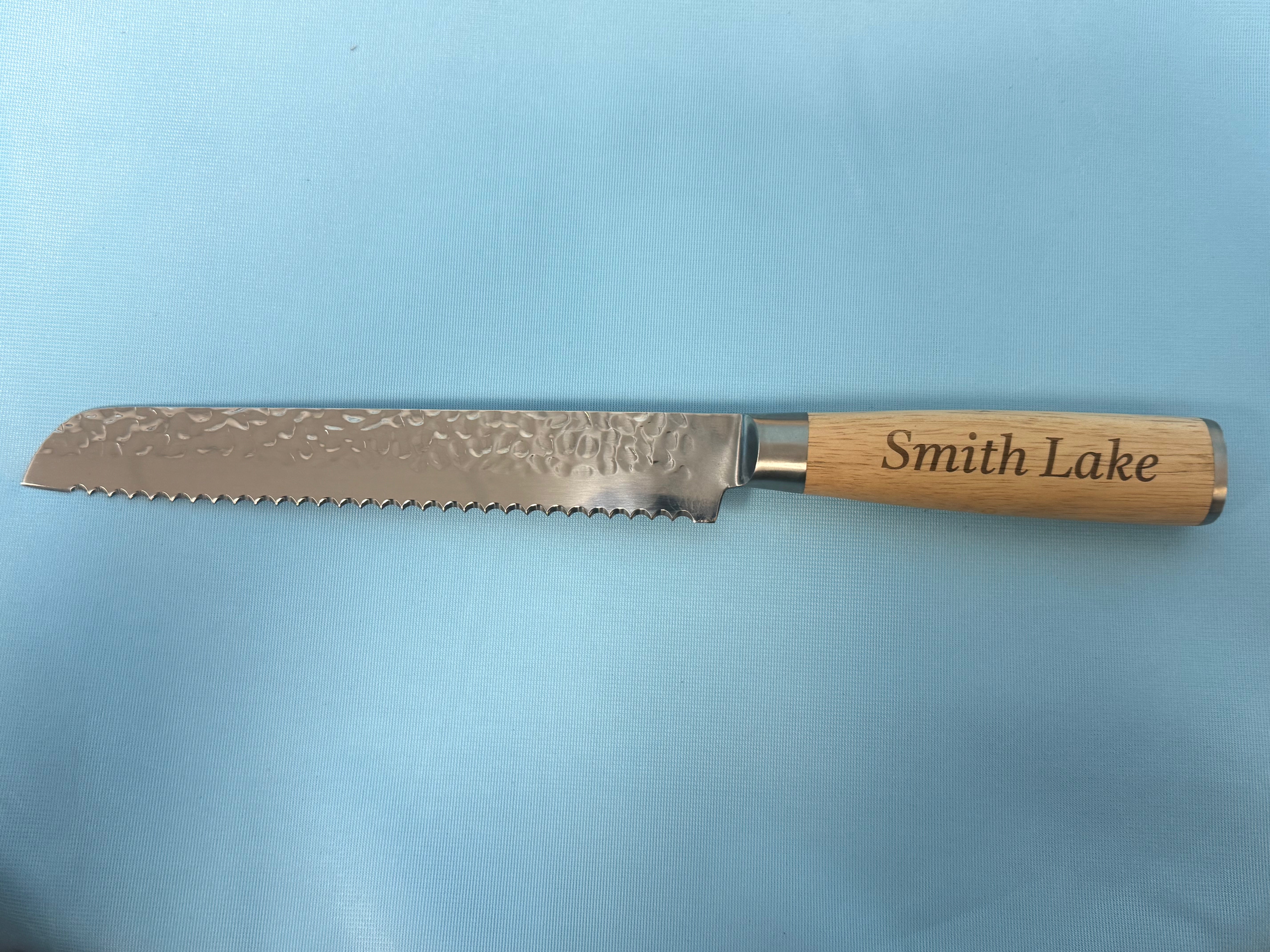 Custom Kitchen Knife Set with Magnetic Block Stand 6