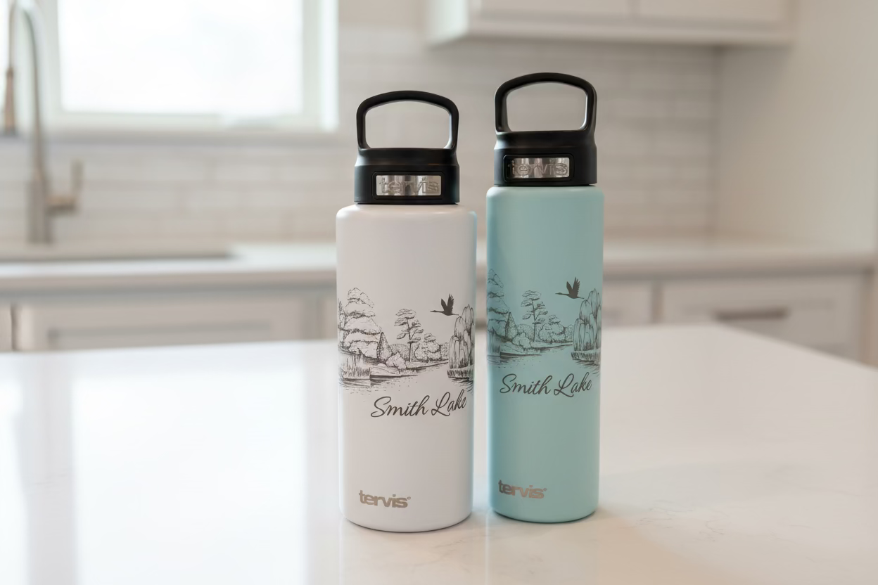 Tervis Smith Lake Stainless Steel Water Bottle 1