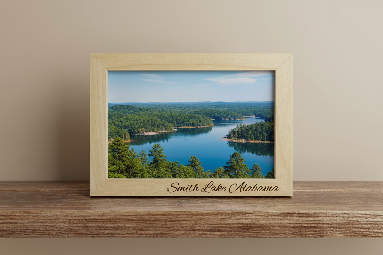 Smith Lake Wooden Picture Frame 4x6 - Natural