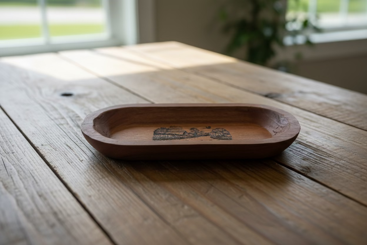 Smith Lake Wooden Rustic Dough Bowls 12.5" 1